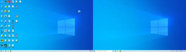 듀얼_모니터_작업_표시줄_좌우가_바뀜