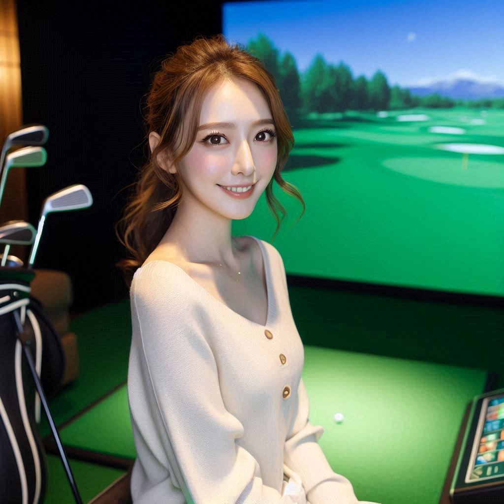 스크린골프장 배경