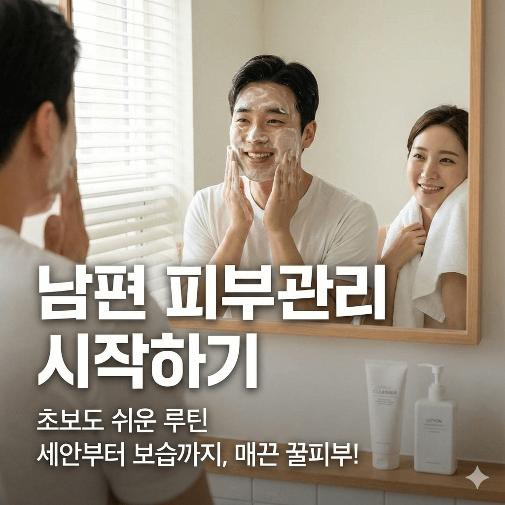 남편 피부관리 시작하기｜초보도 쉬운 루틴 썸네일