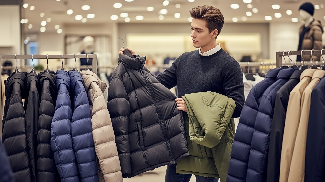 구스다운 패딩조끼