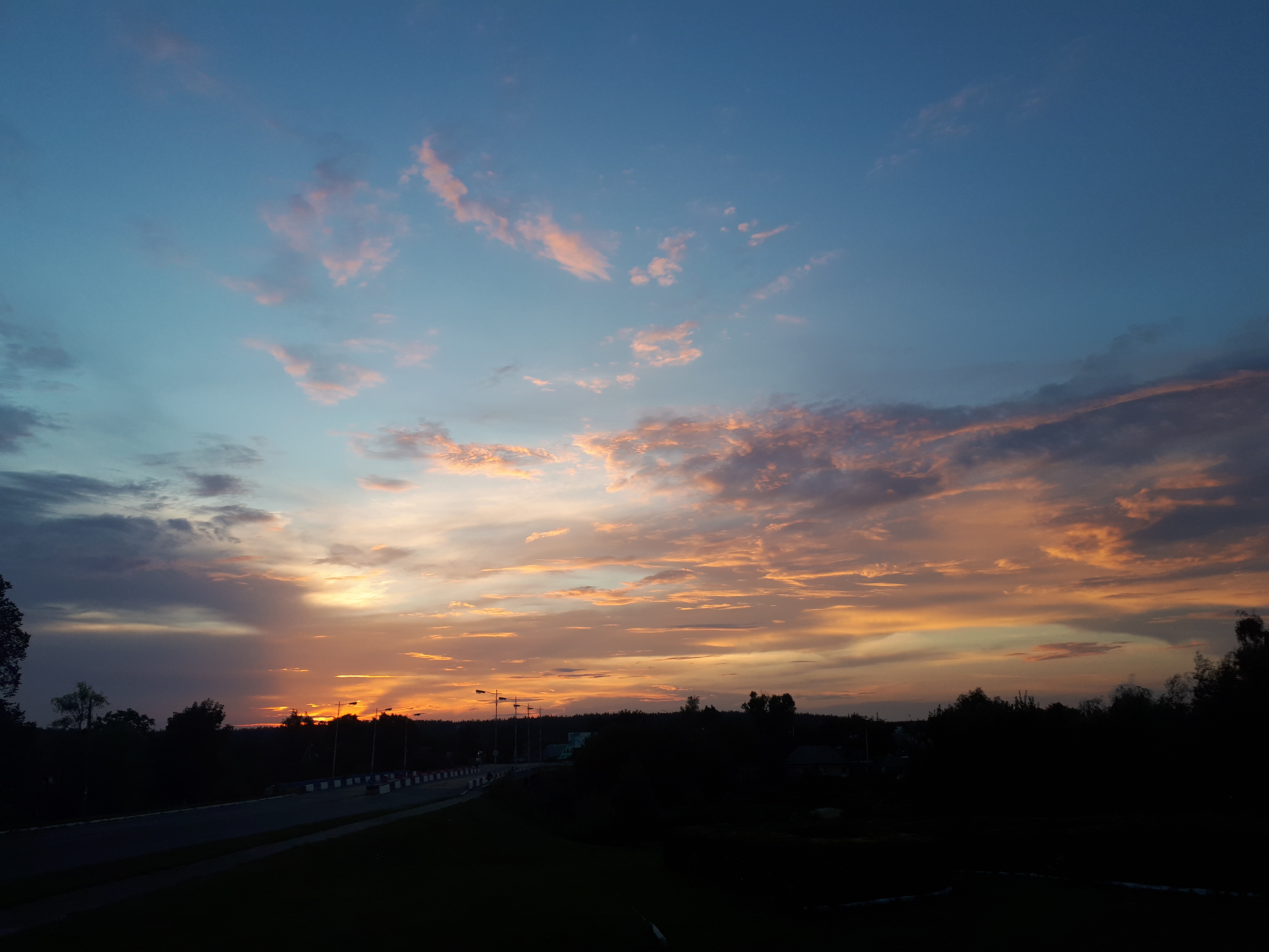 우크라이나 키히린 해 질 녘