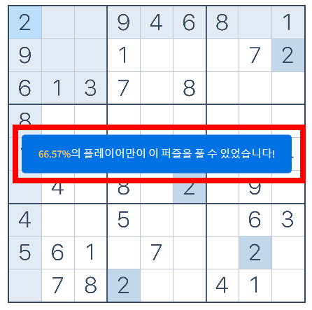 스도쿠 게임 방법