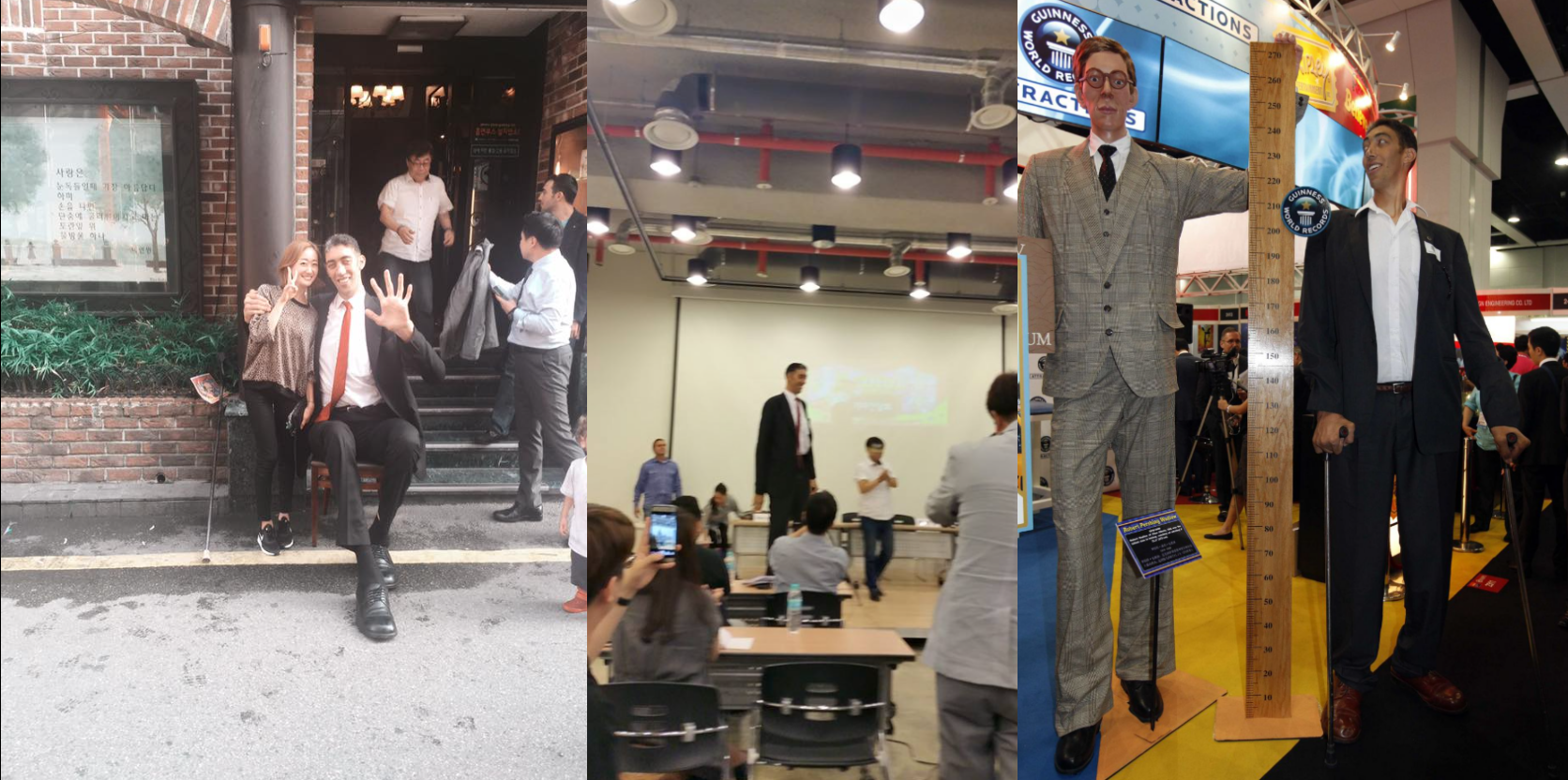 세계 최장신 기네스북 기록 보유자 술탄 쾨센