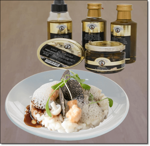 트러플 오일 음식 