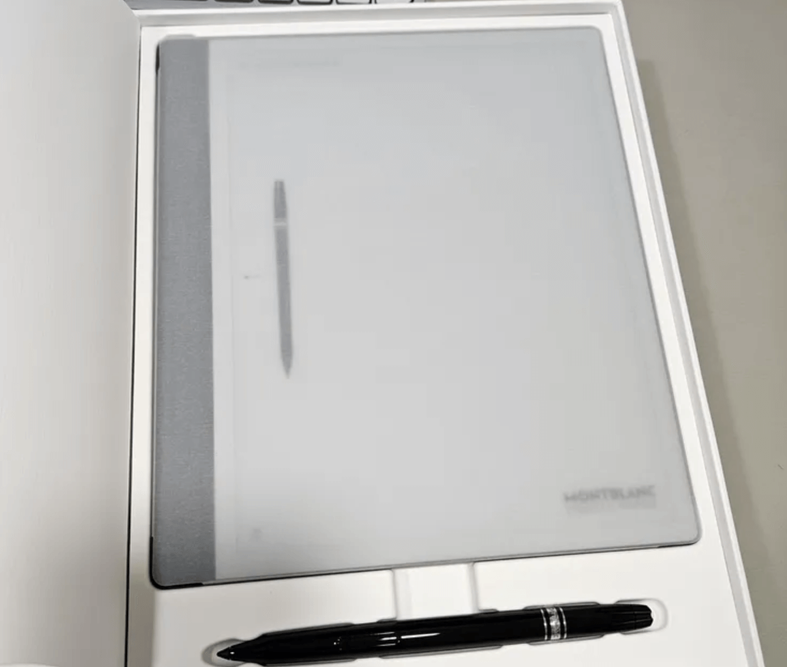 몽블랑 디지털 페이퍼 사용 후기: 필기감, 단점, 한글 인식까지 솔직 리뷰