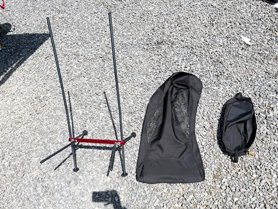 초경량-캠핑의자-조립중