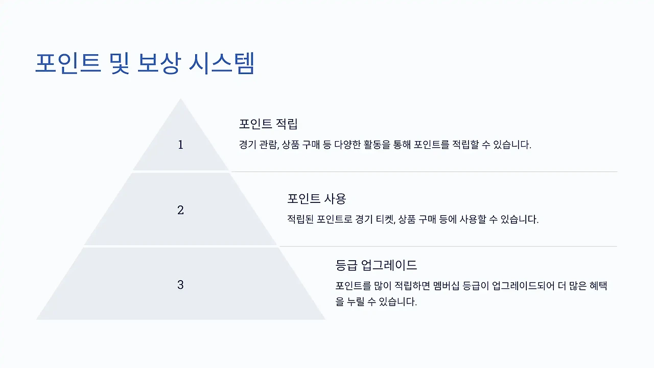 포인트 및 보상 시스템