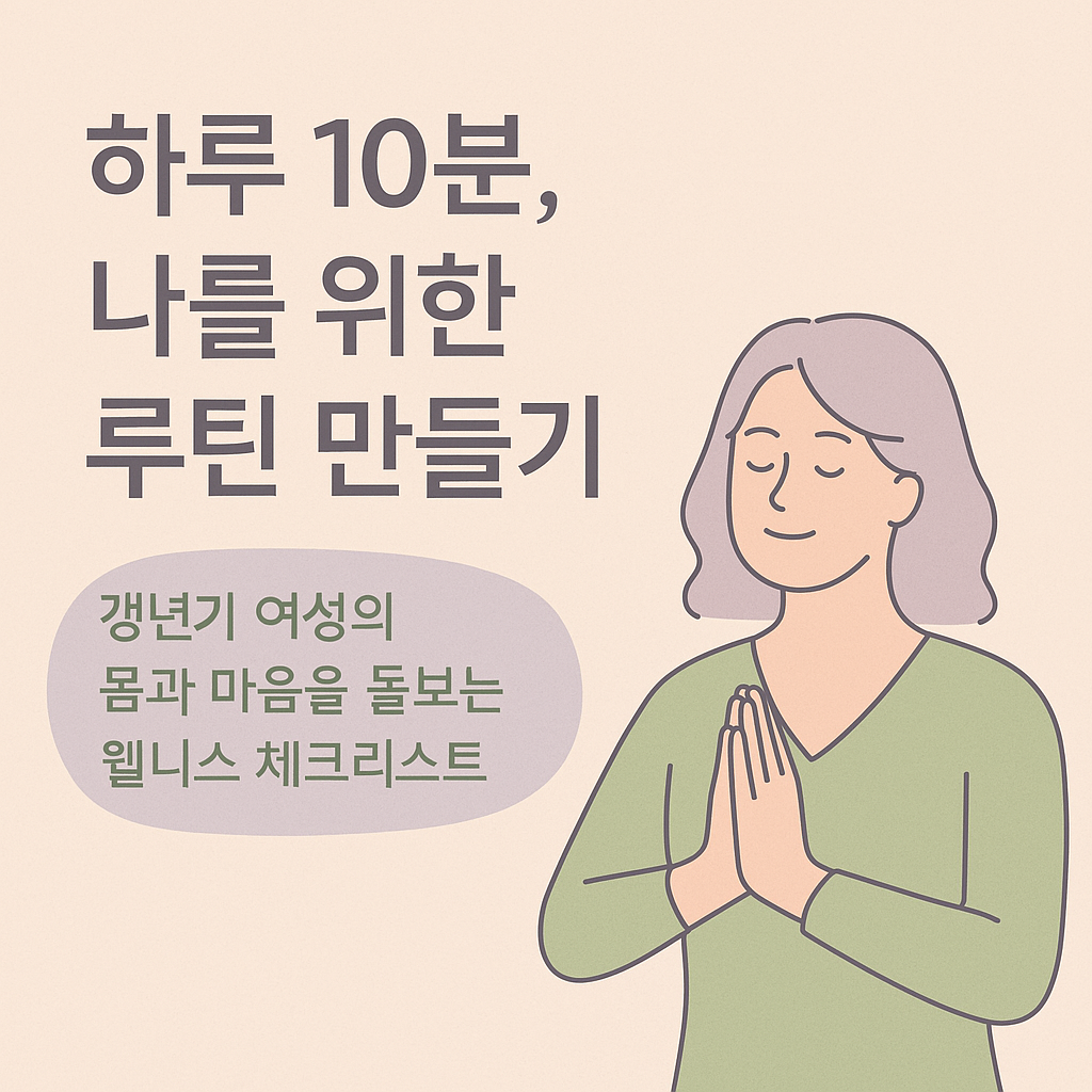 나를 위한 루틴 만들기 관련 이미지