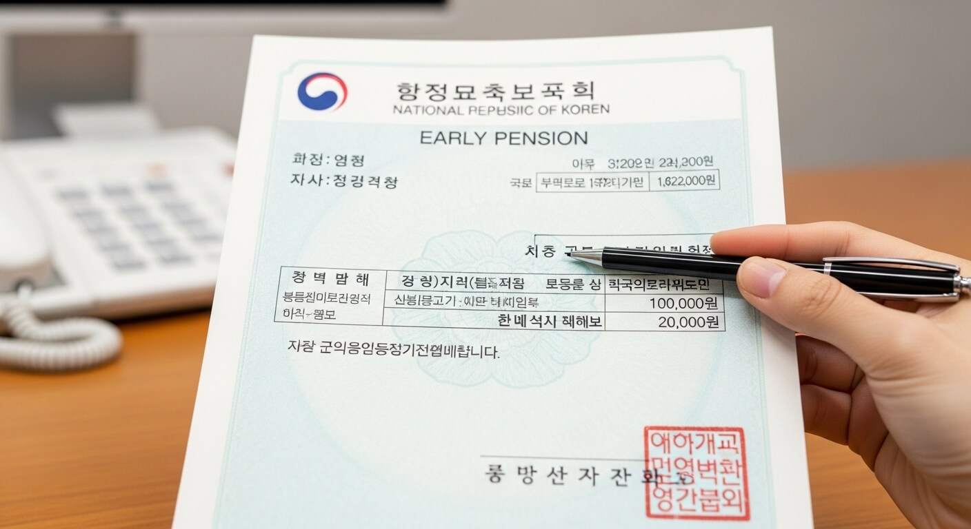 국민연금 조기수령 조건