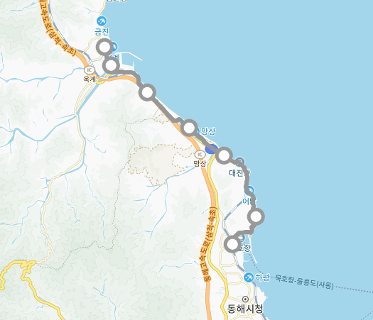 강원도 삼척 동해 관광명소 가볼만한곳 해파랑길 32, 33, 34코스