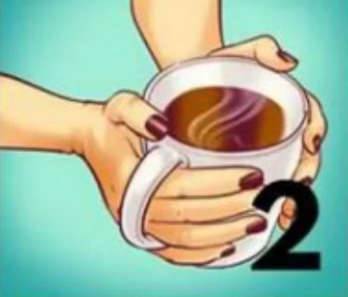 컵을 든 손모양2