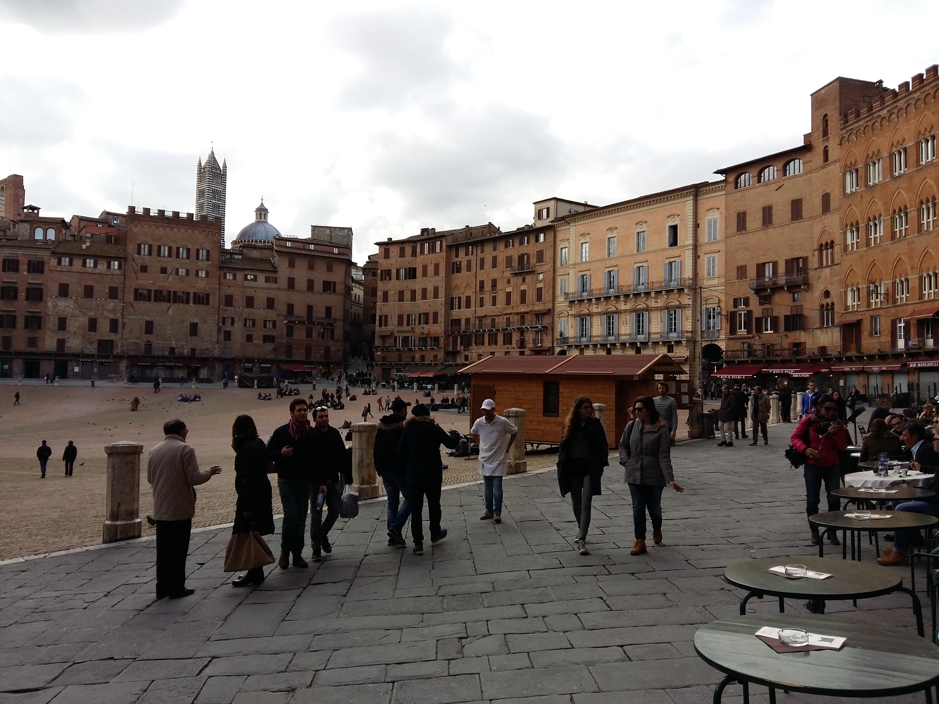 이탈리아 시에나 캄포 광장