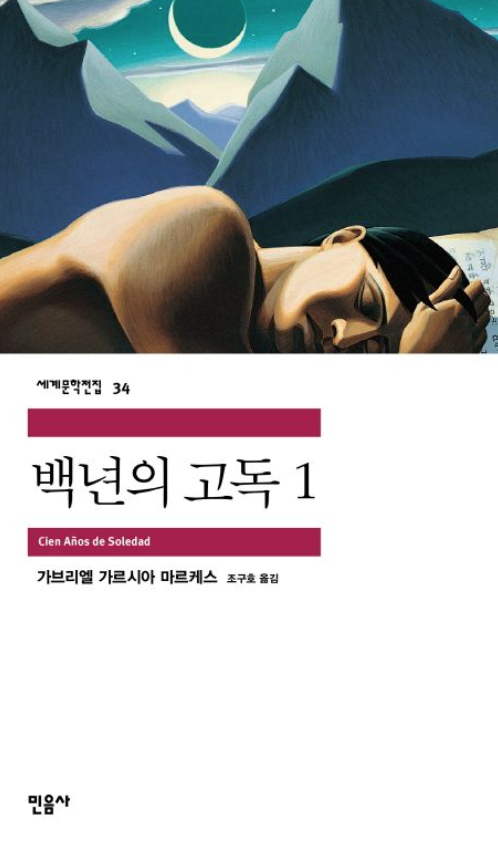 백년의 고독 1 책 표지