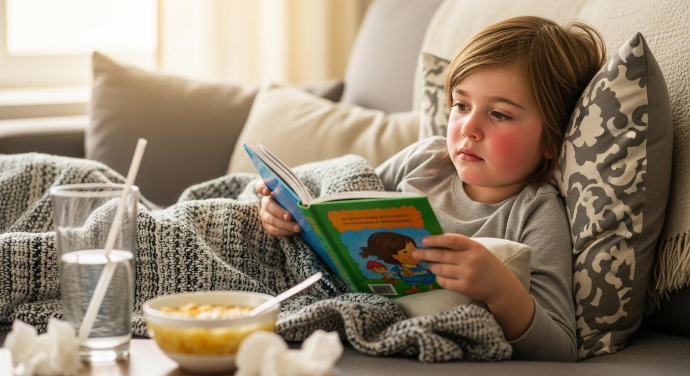 어린이 독감 증상 완화