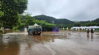 울산 태화강 폭우 피해