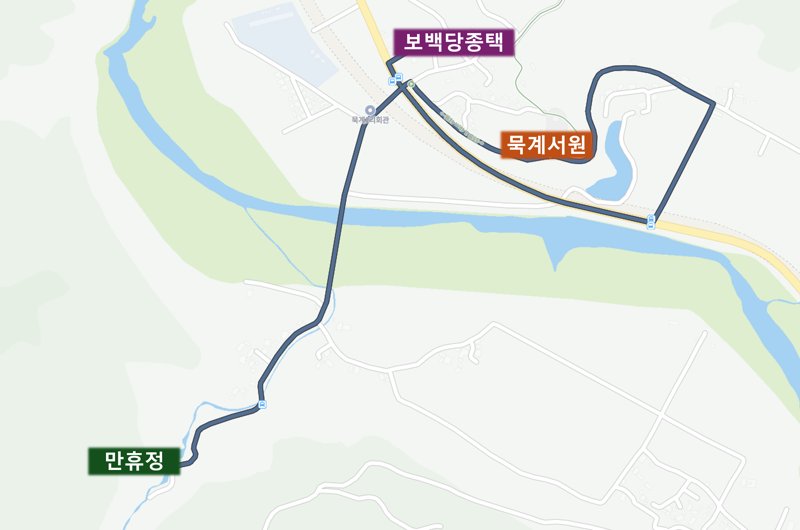 Mukgye Seowon map, 묵계서원 지도