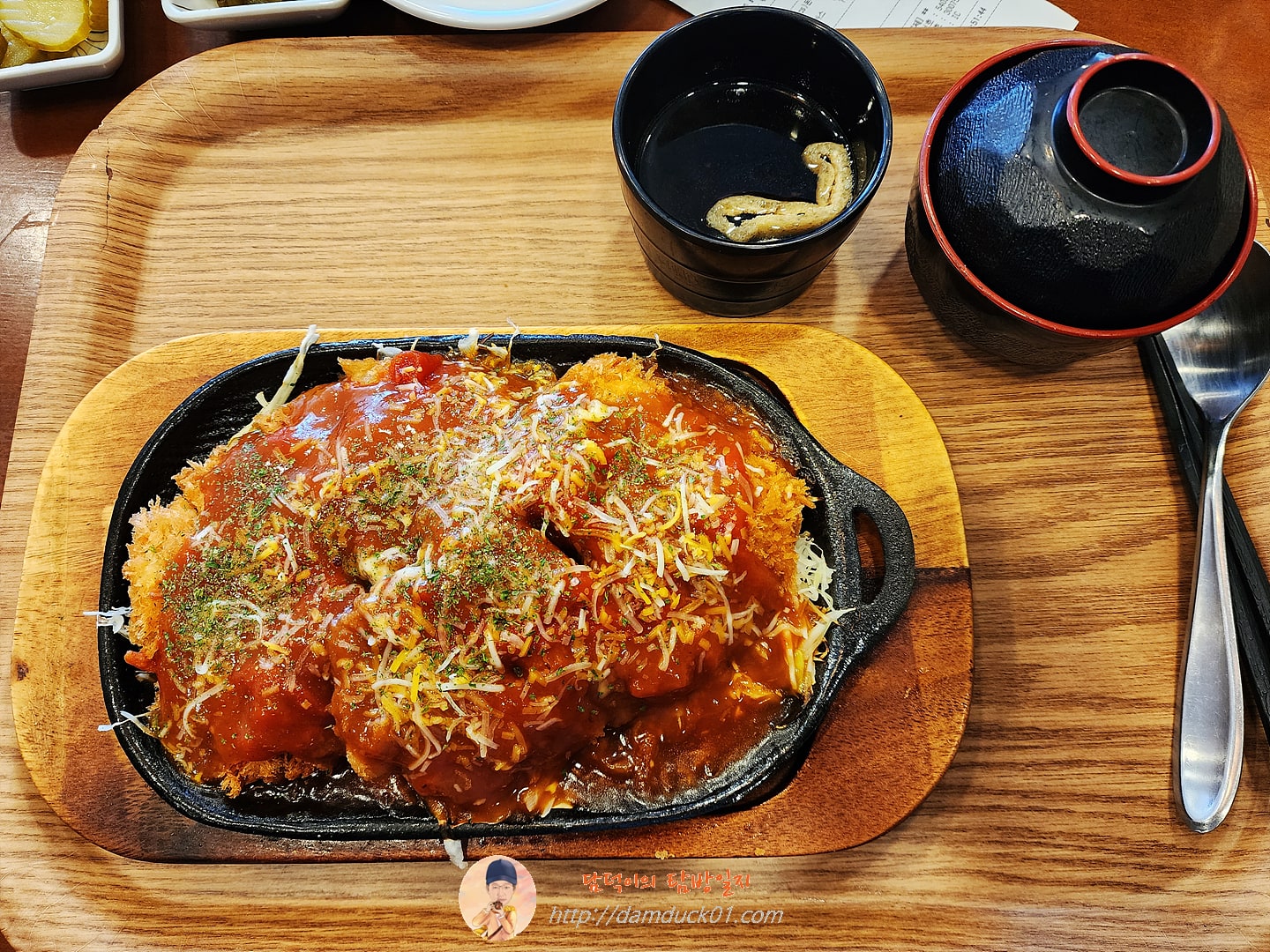 철판토마토 더블 돈까스