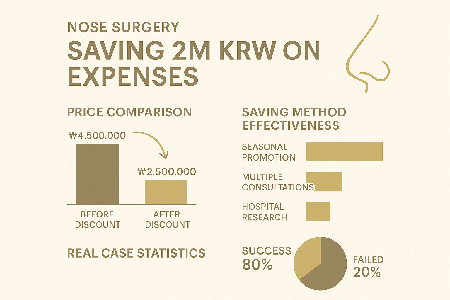 코성형 수술 비용 200만원 절약한 실제 사례와 병원 선택법 완벽 가이드 2
