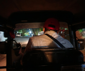 새벽 다섯시 고래상어 투어 출발