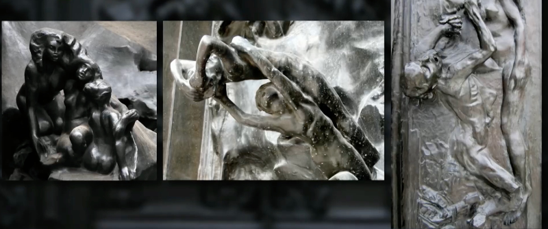 지옥의 문에 묘사된 200명의 고통받는 인물들