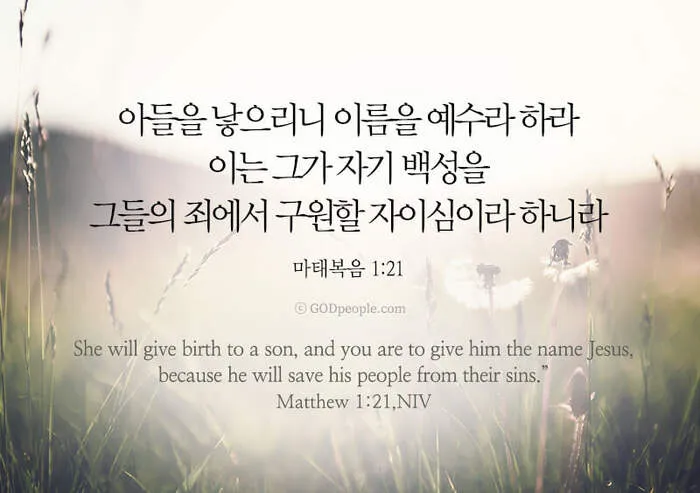 마태복음 1장 주석 개역개정 1장 1절_3