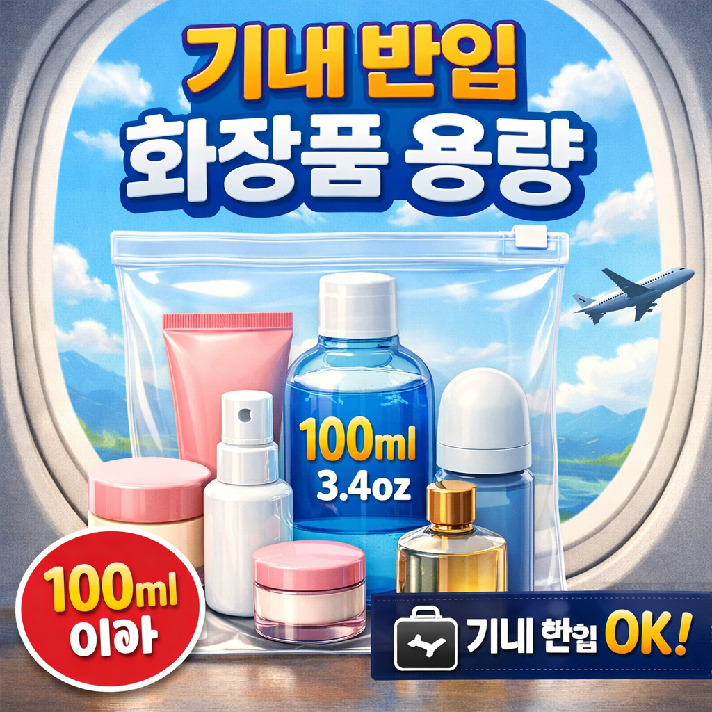 기내 반입 화장품 용량
