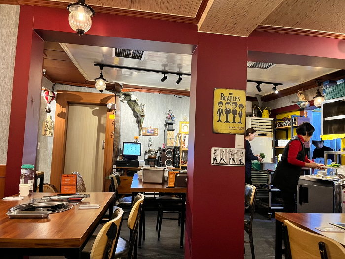 봉탁 항아리바베큐 내부 모습