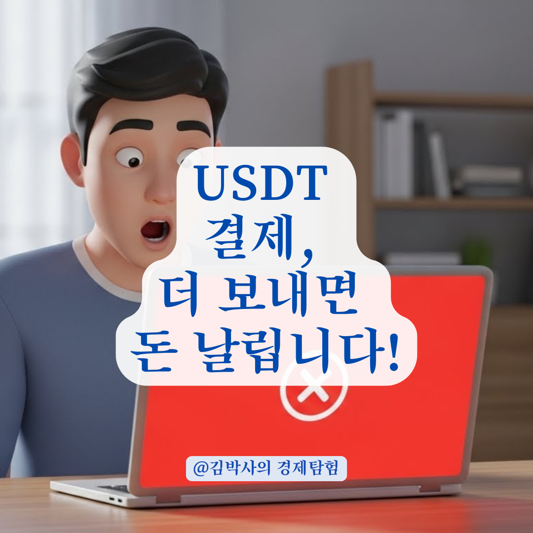 해외 서비스 USDT 결제, '초과 송금' 절대 하지 마세요!