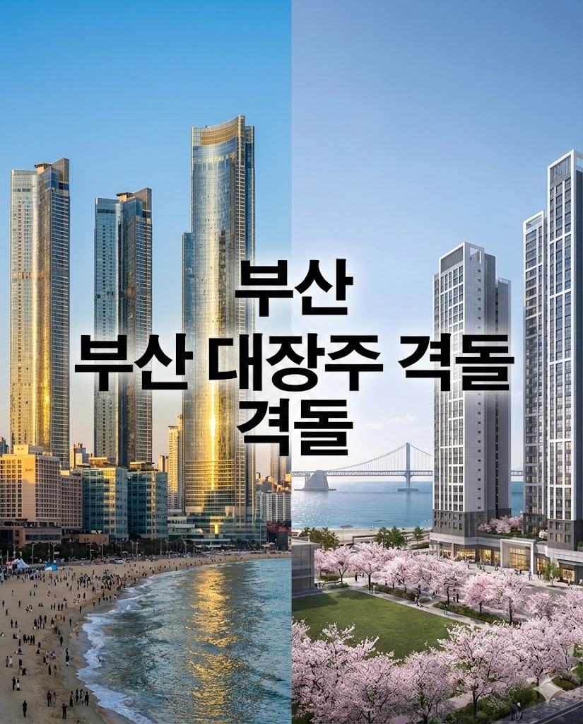 해운대 엘시티와 남천동 삼익비치 아파트 전경 비교, 부산 대장주 부동산 분석 썸네일