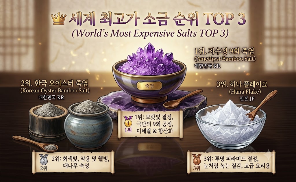 비싼소금 세계1~3위
