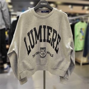 클라이드앤 클라이드 nc12 여성 크롭 래터링 맨투맨 fmats604f016 8080751