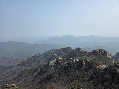 속리산 문장대 최단코스 등산