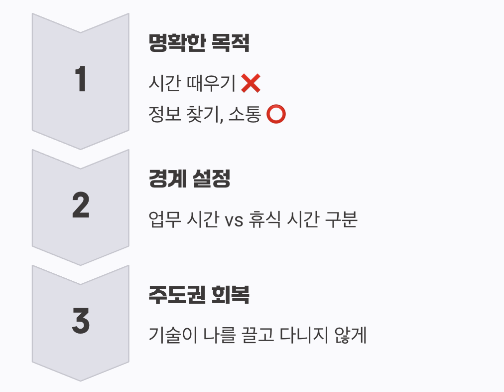 기술을 &lsquo;주인&rsquo;이 아닌 &lsquo;도구&rsquo;로 대하기