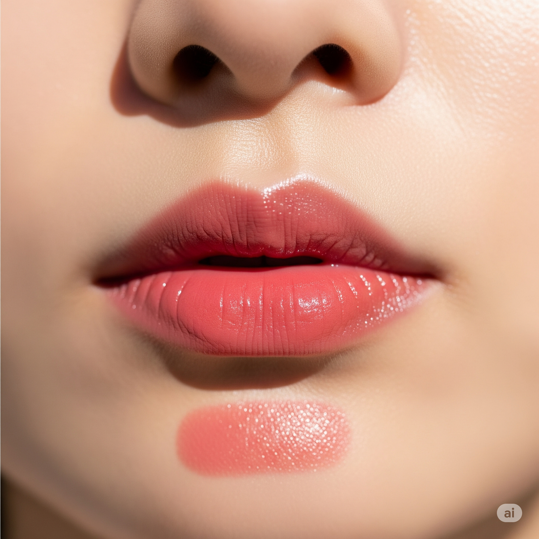 롬앤 크림쉘을 사용한 데일리, 그라데이션, 오버립 메이크업