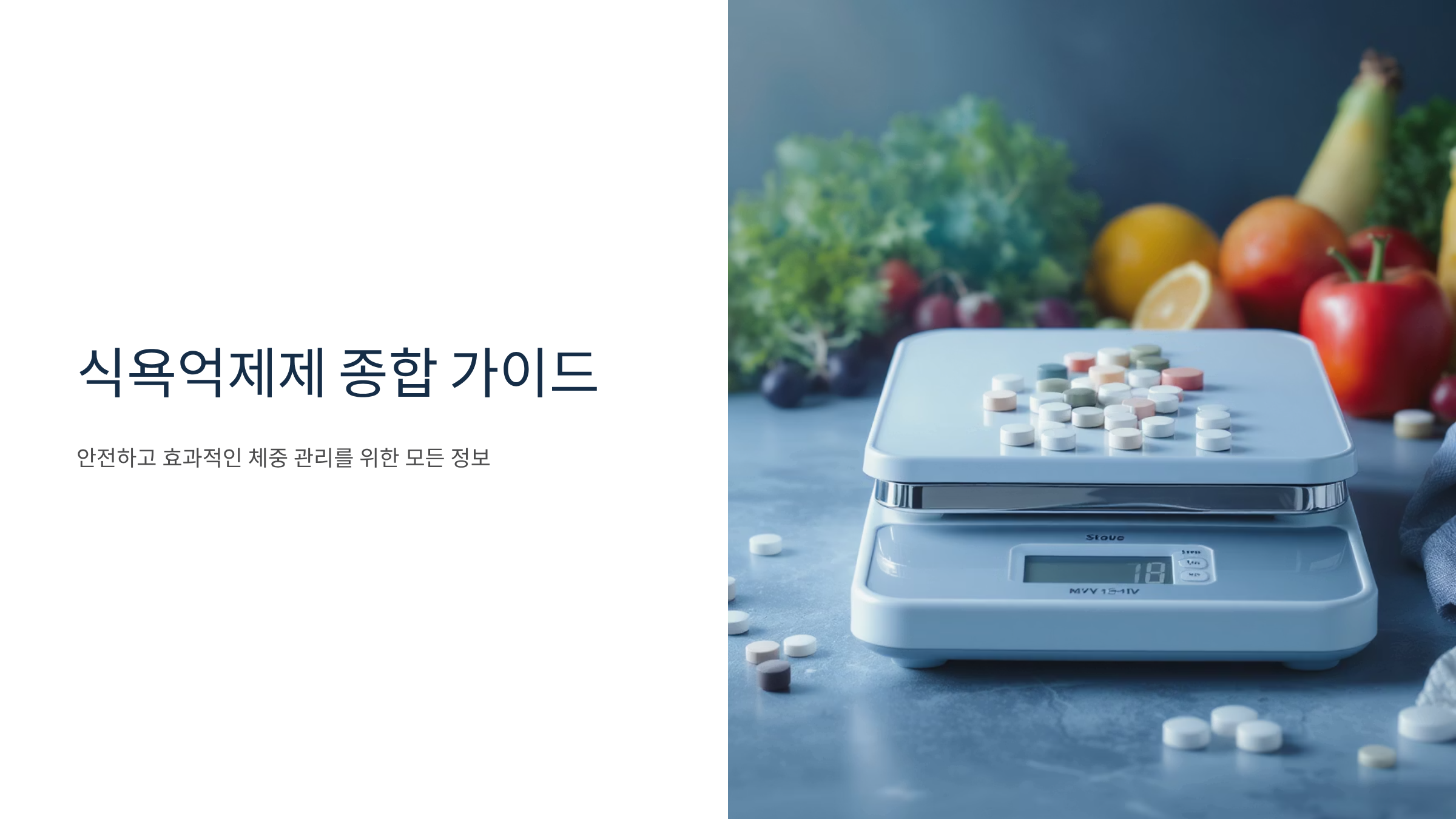 식욕억제제 안전한 선택과 복용법
