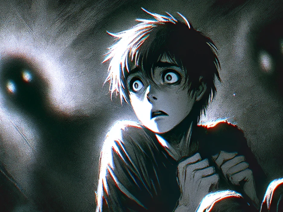 어둠속에서 두려움을 느끼는 꿈