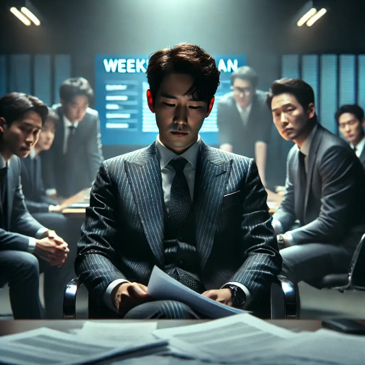 사회적 제도,평가,보고,회의,주간 계획,긴장된 분위기,불안,스트레스