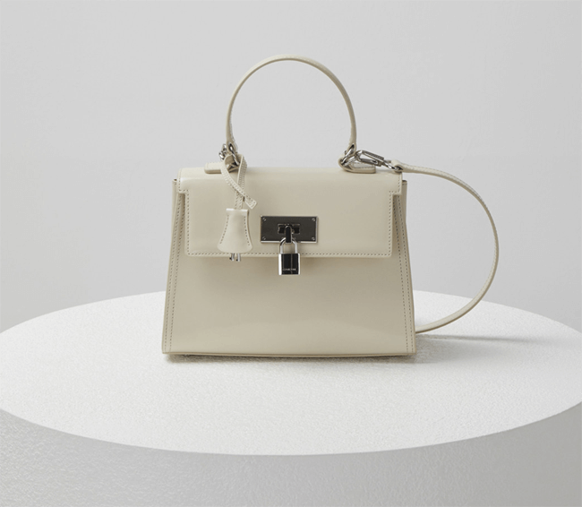 쿠론 스테파니 클래식 토트백