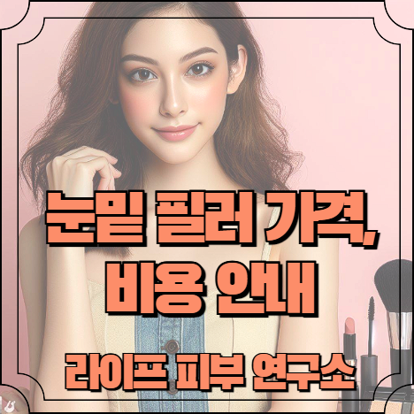 눈밑 필러 가격, 비용 안내