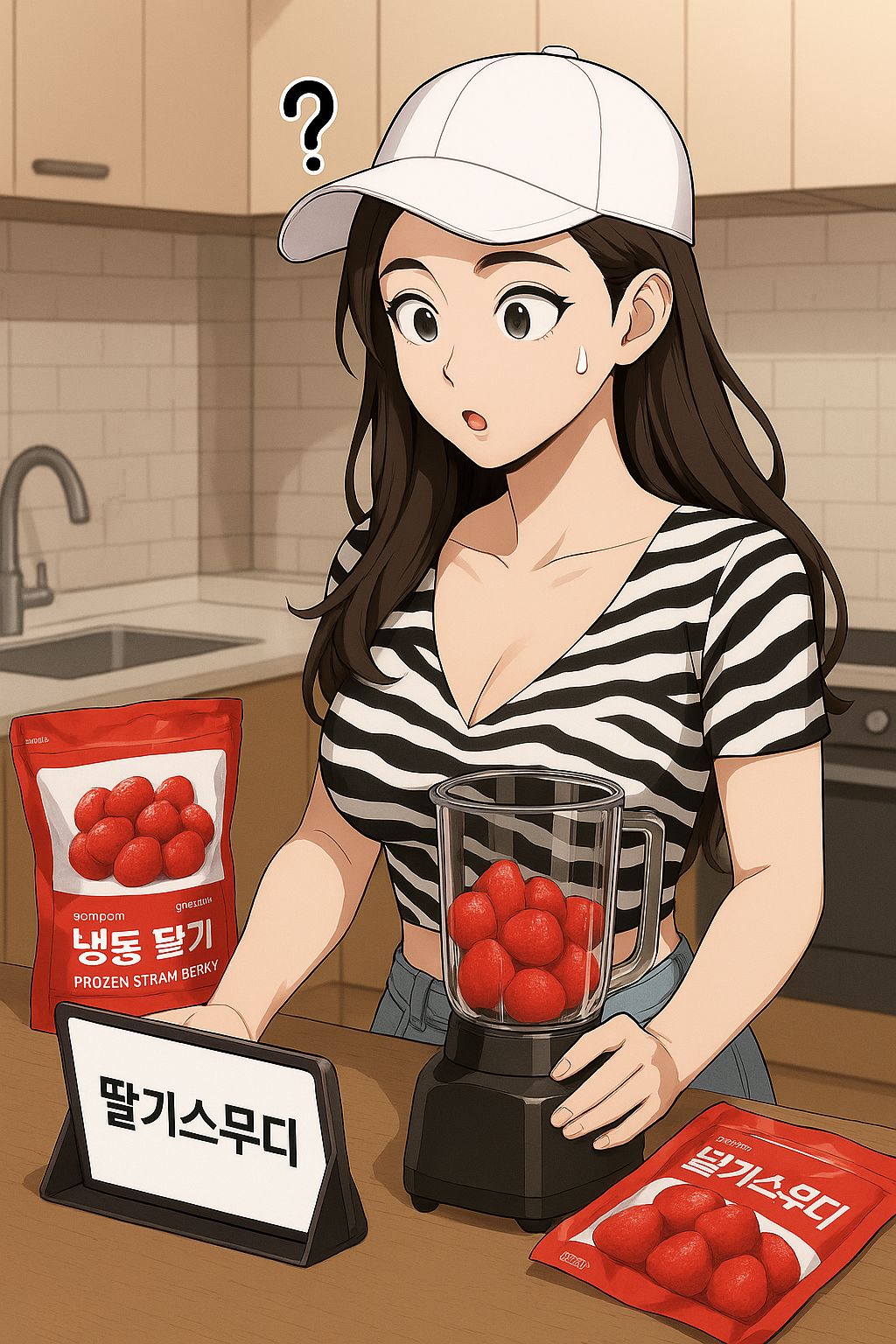 냉동과일 음료 레시피