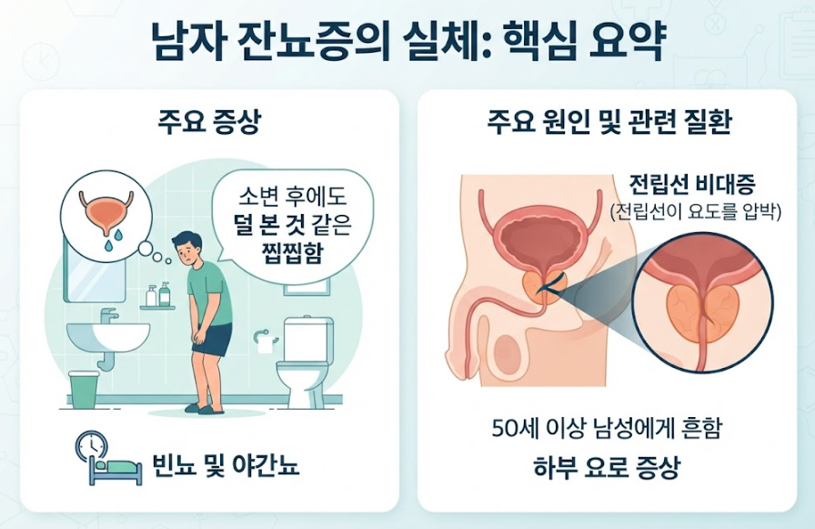 남자 잔뇨증
