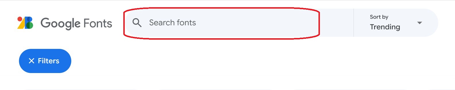 구글 폰트 검색