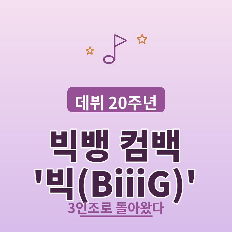 2026 빅뱅 컴백곡 빅 BiiiG 데뷔 20주년 총정리 썸네일