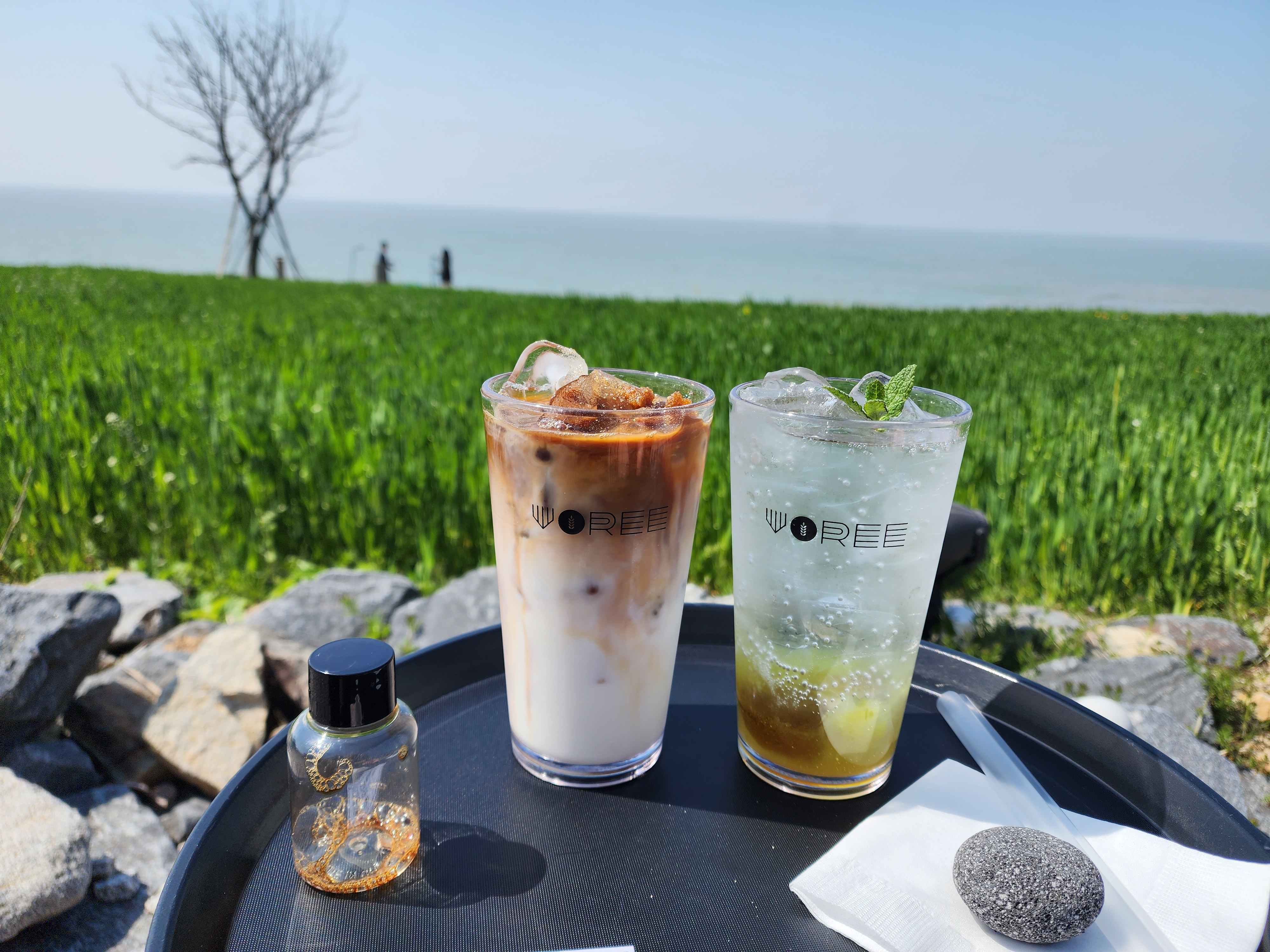 아그작 콜드라떼, 청포도 에이드