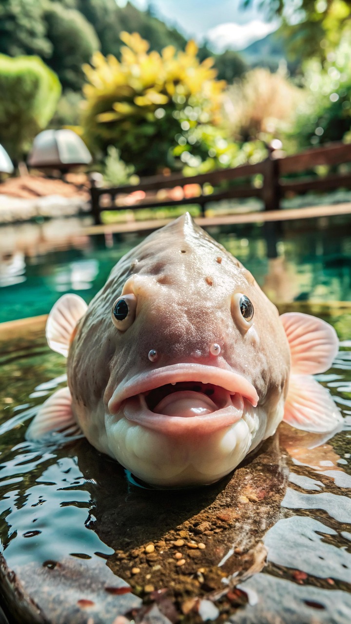 AI로 생성된 본래의 플롭피시의 모습