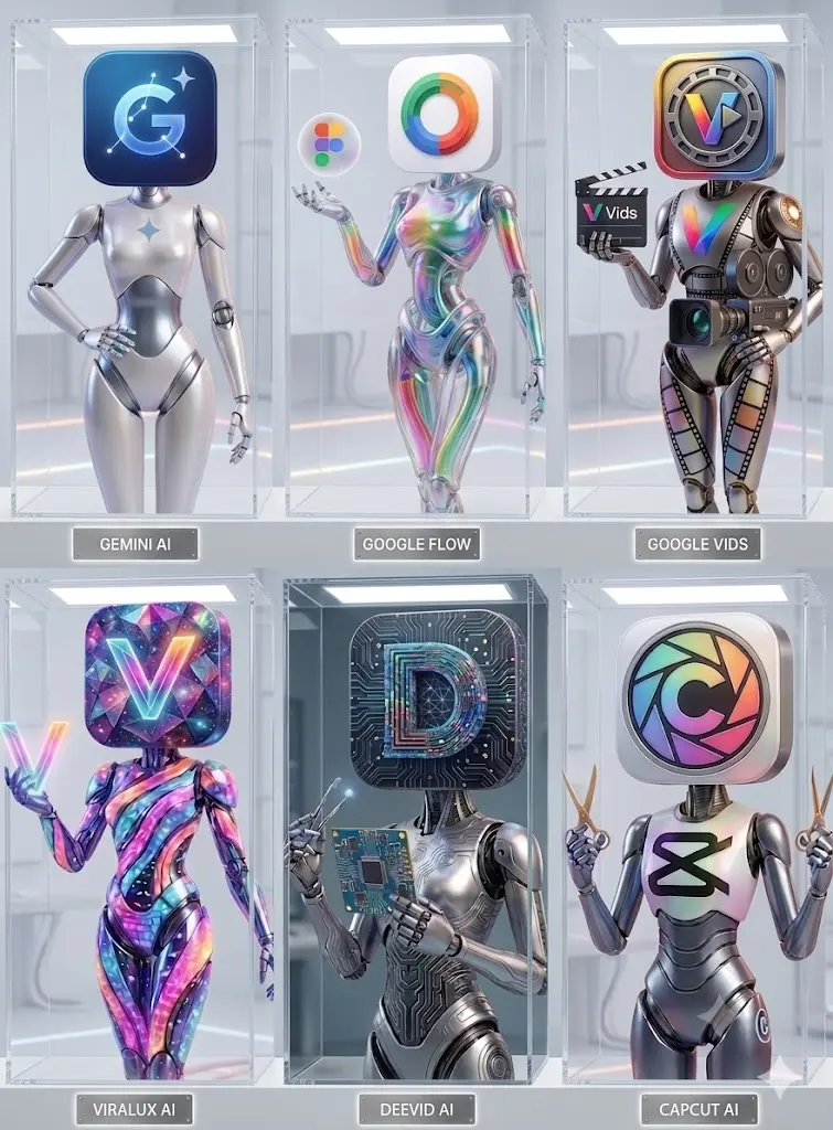 '무료 AI 영상 제작 6단계'의 핵심 AI 툴-3D 사이버펑크 콘셉트