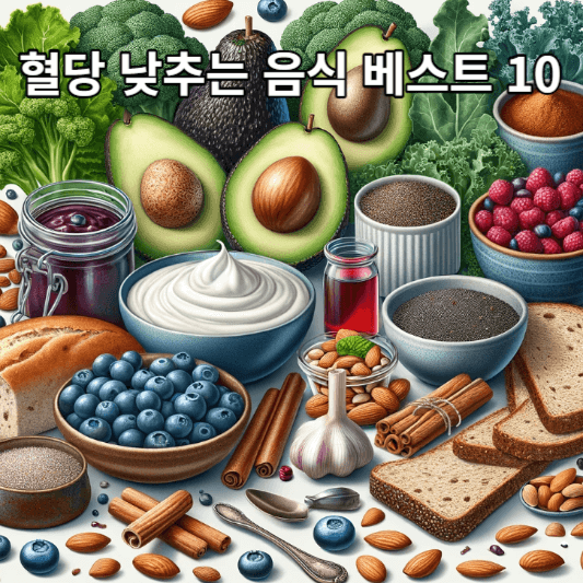 혈당 낮추는 음식