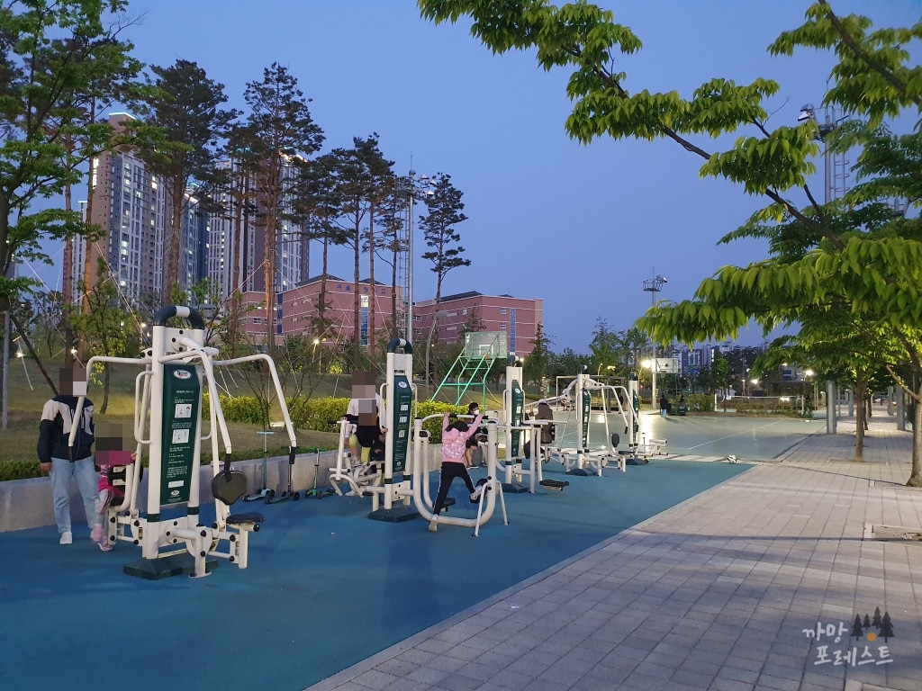 동탄여울공원 체육시설