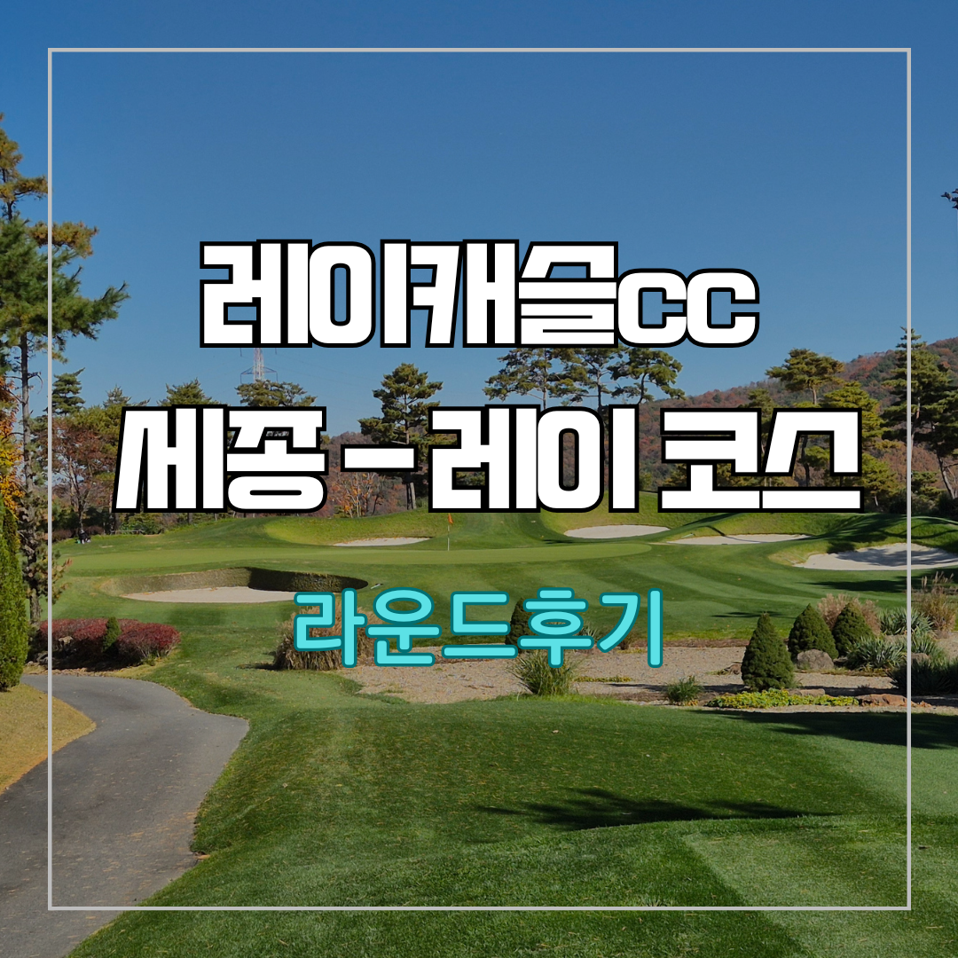 레이캐슬cc 세종-레이 코스 라운드 후기