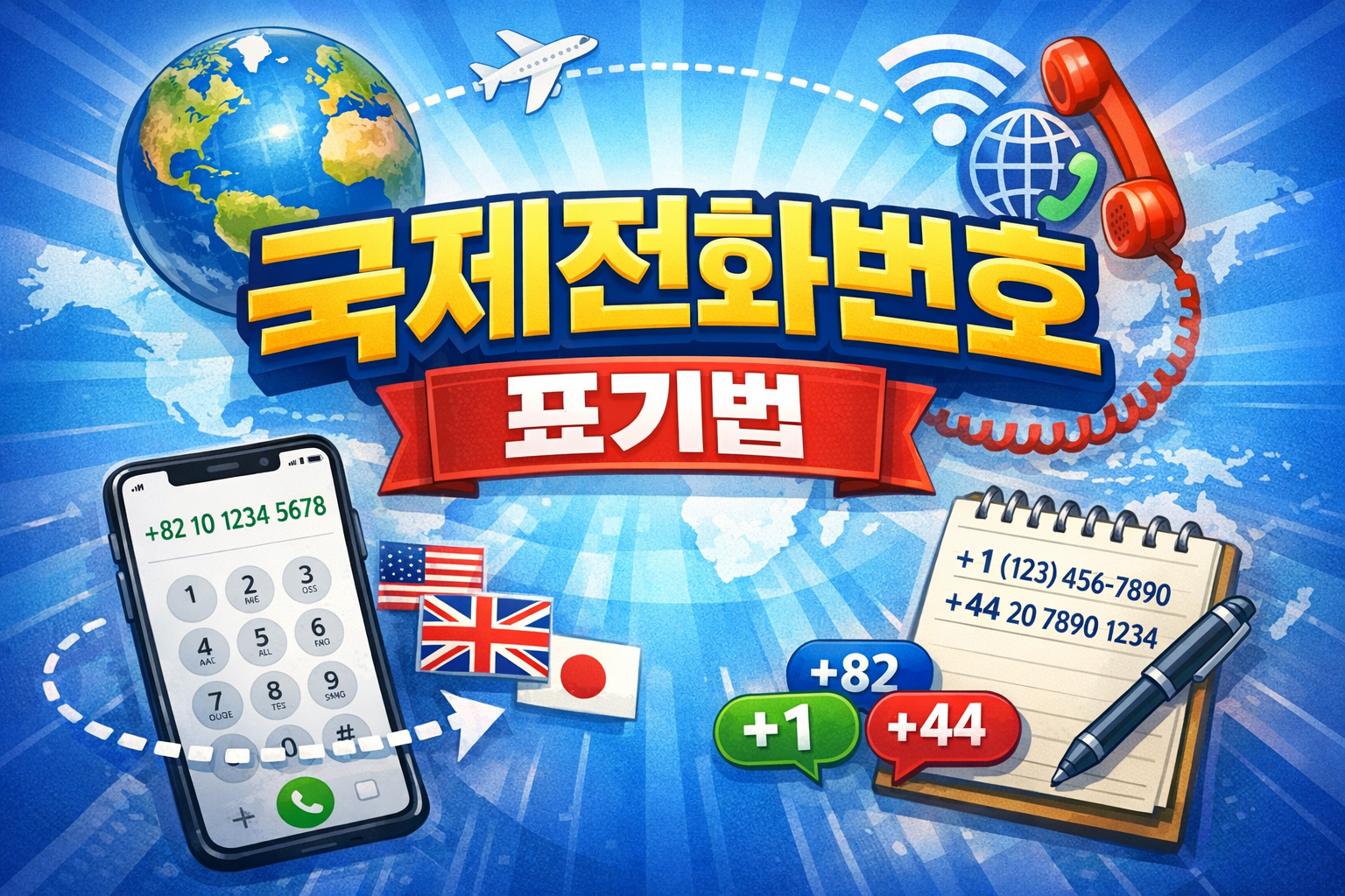 국제전화 번호 표기법